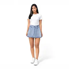 KANSAS - Falda Corta Mujer