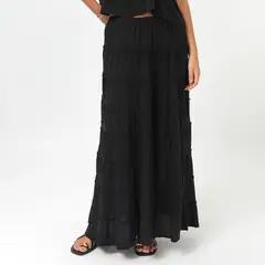 DENIMLAB - Falda Larga Mujer