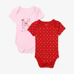 YAMP - Body Bebé Niño Niña Pack X2 San Valentin