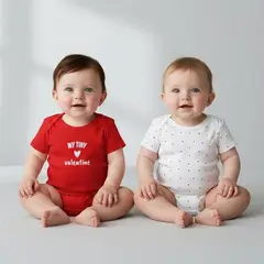 YAMP - Body Bebé Niño Niña Pack X2 San Valentin
