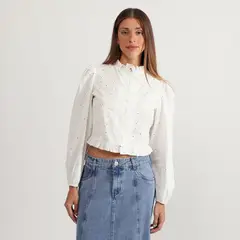 BASEMENT - Blusa Manga Larga Mujer