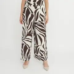 APOLOGY - Pantalón Fluido Tiro Alto Mujer