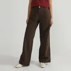 SYBILLA - Pantalón Straight Tiro Alto Mujer