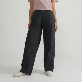 SYBILLA - Pantalón Cargo Tiro Alto Mujer