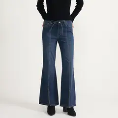 MOSSIMO - Jean Flare Tiro Alto Mujer