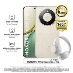 HONOR - Celular Magic 8 Lite 8GB + 512GB + Headphone Pro