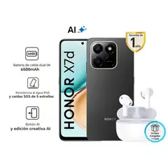 HONOR - Celular X7d 8gb + 256gb Velvet Black + X7 Lite