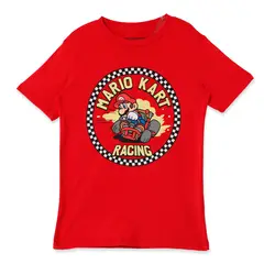 MARIO BROS - Polo Niño Manga Corta Algodón Rojo Mario Bross