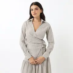 SYBILLA - Blusa Manga Larga Mujer