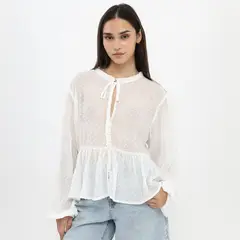 SYBILLA - Blusa Manga Larga Mujer