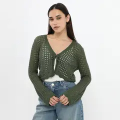 SYBILLA - Chompa Manga Larga Mujer