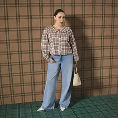 SYBILLA - Blusa Manga Larga Mujer