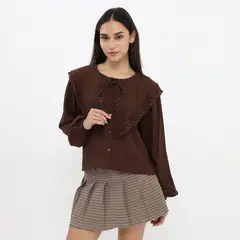 SYBILLA - Blusa Manga Larga Mujer