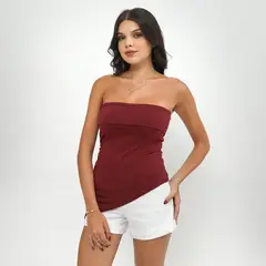 SYBILLA - Top Strapless Mujer