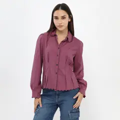 SYBILLA - Blusa Manga Larga Mujer