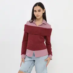 SYBILLA - Blusa Strapless Mujer