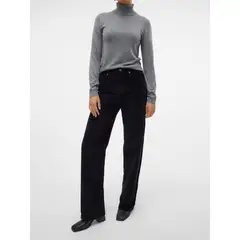 VERO MODA - Pantalón Wide Leg Tiro Alto Mujer