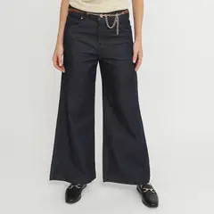 STEFANO COCCI - Jean Wide Leg Tiro Medio Mujer