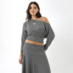 SYBILLA - Top Asimétrico Mujer