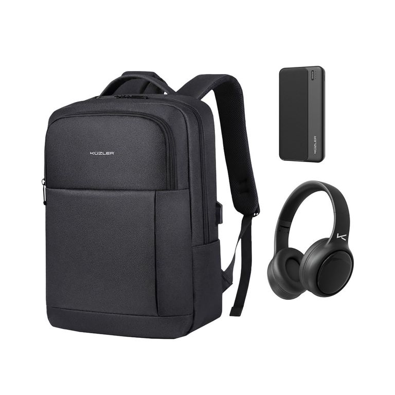 Combo 3 En 1 Mochila +audifono+pwb Set-5