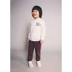 MANGO KIDS - Pantalón Buzo Bebé Niño Algodón