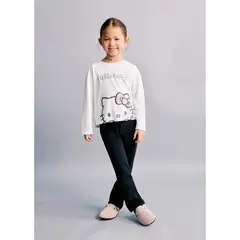 MANGO KIDS - Pantalón Buzo Bebé Niña Algodón