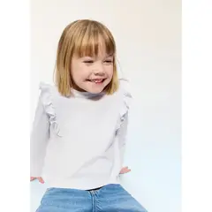 MANGO KIDS - Polo Bebé Niña Manga Larga Algodón