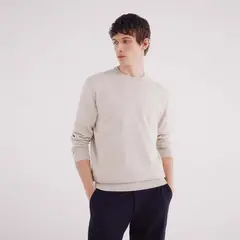 SPRINGFIELD - Chompa 100% Algodón Manga larga Casual Hombre