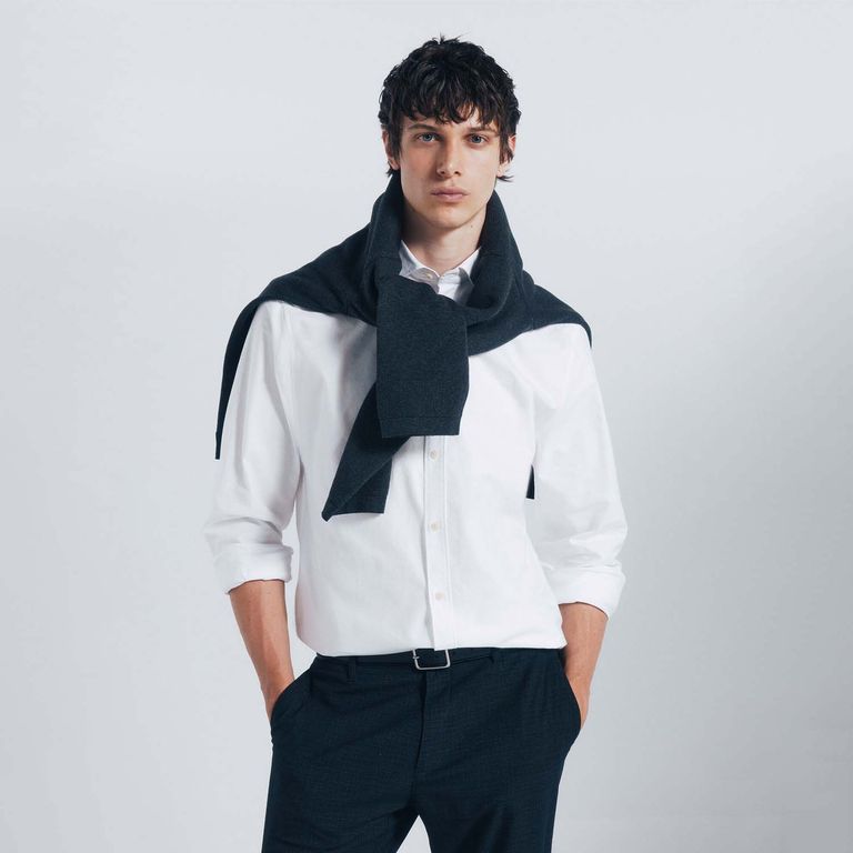 Camisa Manga larga Algodón Hombre