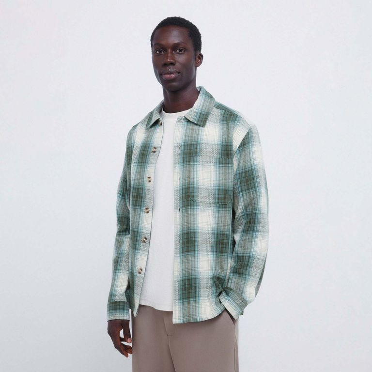 Camisa Manga larga Algodón Hombre