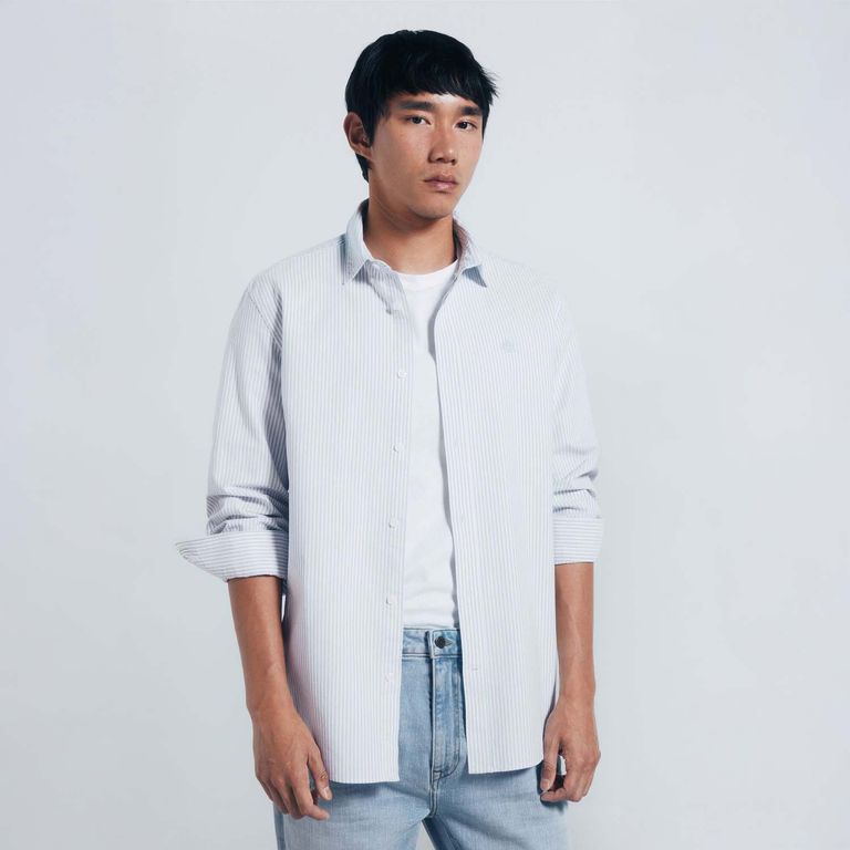 Camisa Manga larga Algodón Hombre