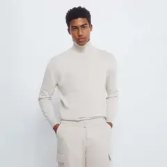 SPRINGFIELD - Chompa 100% Algodón Manga larga Casual Hombre