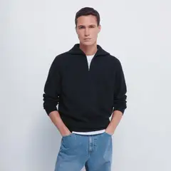 SPRINGFIELD - Chompa 100% Algodón Manga larga Casual Hombre