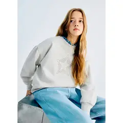 MANGO KIDS - Polera Niña Manga Larga