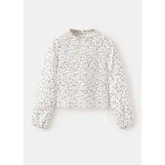 MANGO KIDS - Blusa Niña Manga Larga Algodón