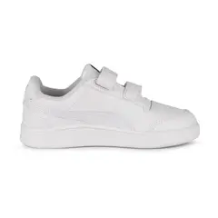 PUMA - Zapatillas Escolares Unisex Niños Shuffle Blanco
