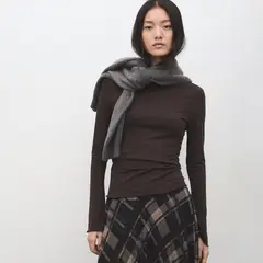 MANGO - Polo Manga Larga Mujer