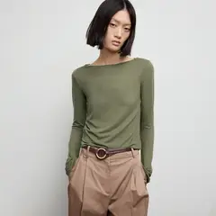 MANGO - Polo Manga Larga Mujer