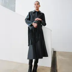 MANGO - Falda Larga Mujer