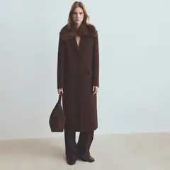 MANGO - Abrigo Largo Mujer