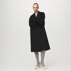 MANGO - Abrigo Largo Mujer