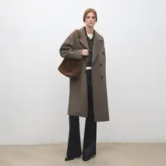 MANGO - Abrigo Largo Mujer