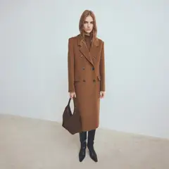 MANGO - Abrigo Largo Mujer