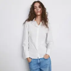 MANGO - Blusa Manga Larga Mujer