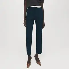 MANGO - Jean Straight Tiro Medio Mujer
