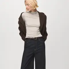 MANGO - Polo Manga Larga Mujer