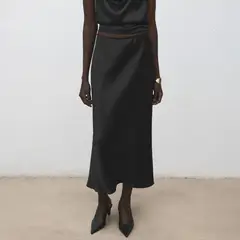 MANGO - Falda Larga Mujer