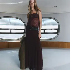 MANGO - Falda Larga Mujer