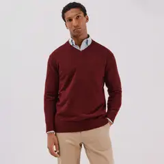 CORTEFIEL - Chompa Lana Manga Larga Hombre