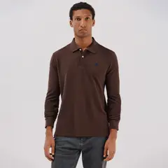 CORTEFIEL - Polo 100% Algodón Manga larga Hombre